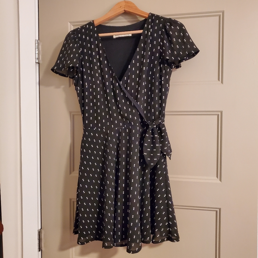 Abercrombie & Fitch Dress (Black with White Pattern) - EUC